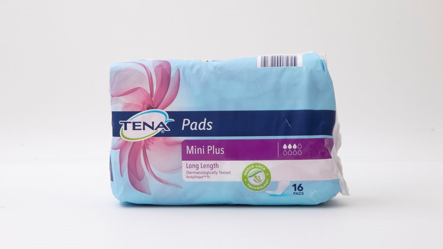 Tena Pads InstaDRY Standard Length Review Incontinence product CHOICE