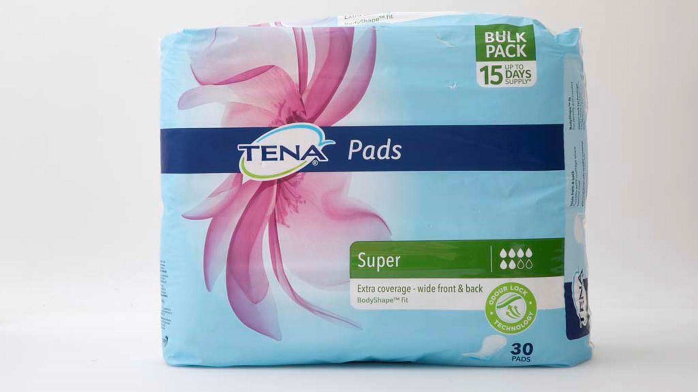 Tena Discreet Crème High Waist Underwear Super Medium Review Incontinence product CHOICE