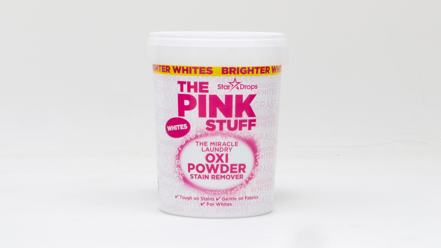 The Pink Stuff The Miracle Laundry Oxi Powder Stain Remover Whites carousel image