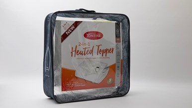 tontine electric blanket with removable mattress topper