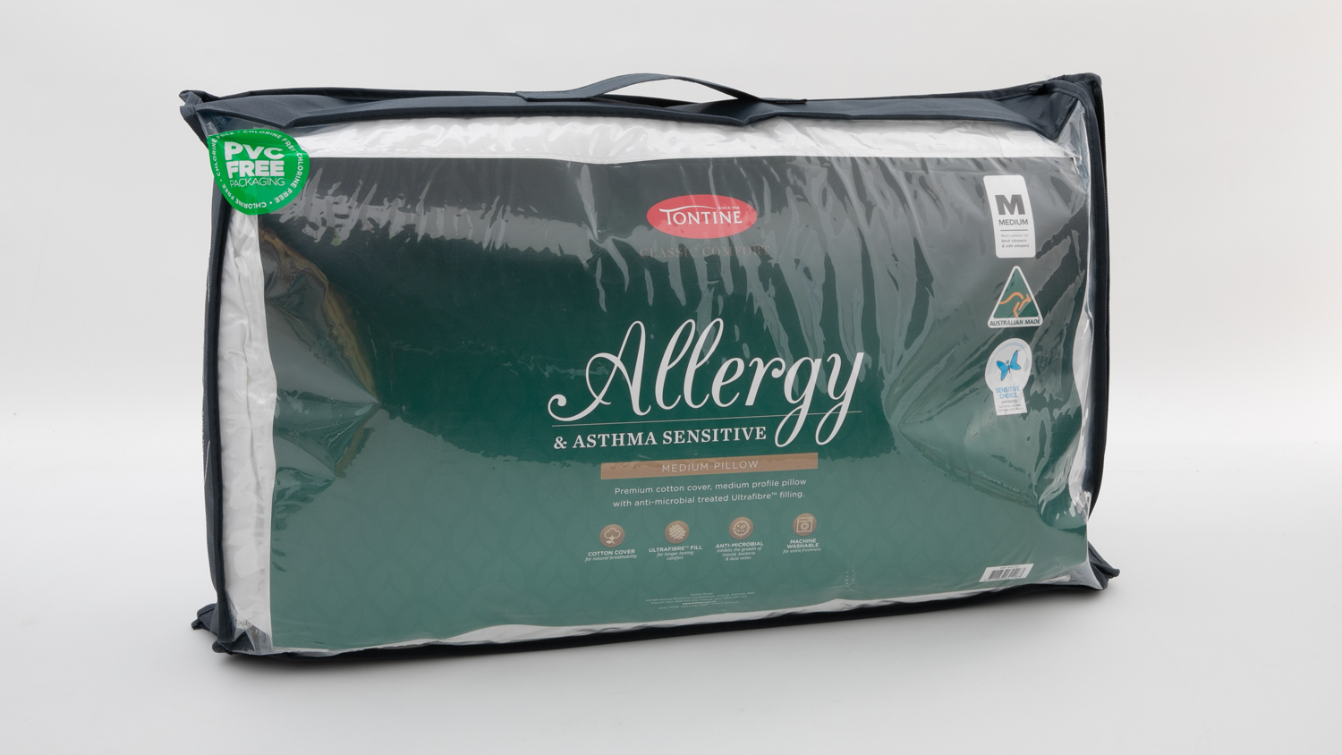Tontine Classic Comfort Allergy & Asthma Sensitive Medium Pillow carousel image