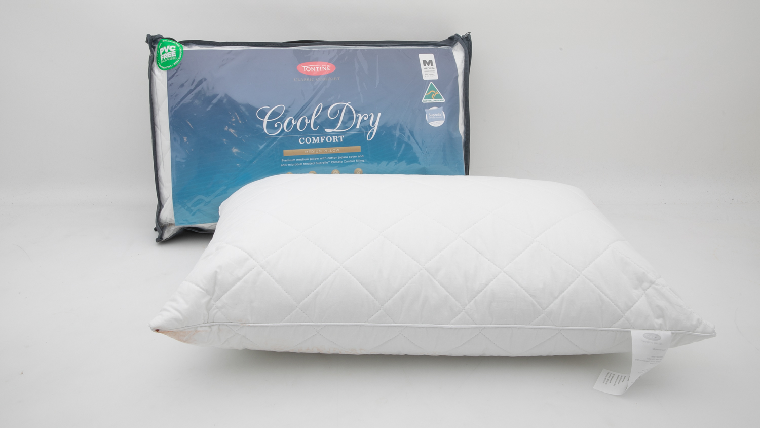 Tontine Cool Dry Comfort Medium Pillow carousel image