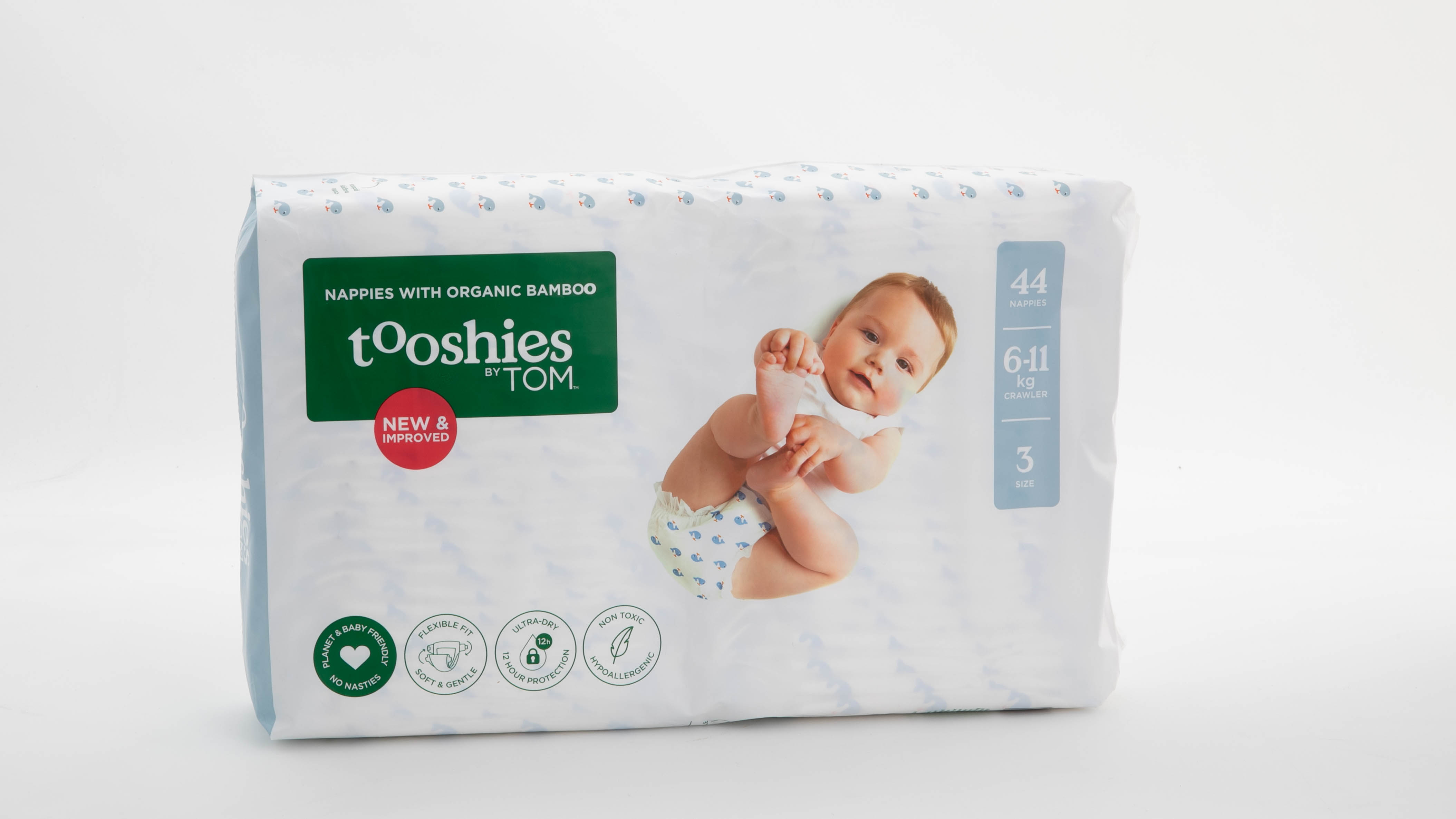 Tooshies by TOM Nappies with Oragnic Bamboo Crawler Size 3 Review
