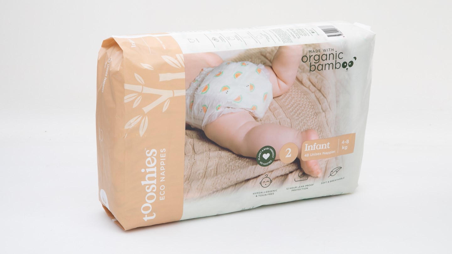 Kit & Kin Hypoallergenic Eco Nappies Size 2 Review Disposable nappy
