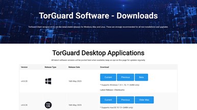 TorGuard Anonymous VPN Standard