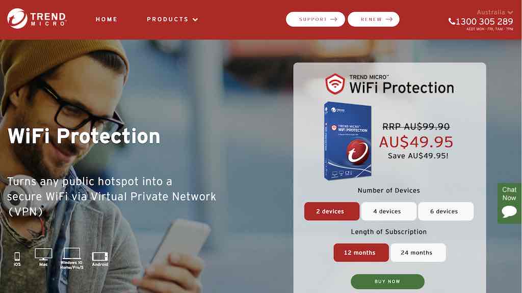 Trend Micro Review  VPN service  CHOICE