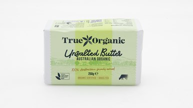 True Organic Australian Organic Unsalted Butter