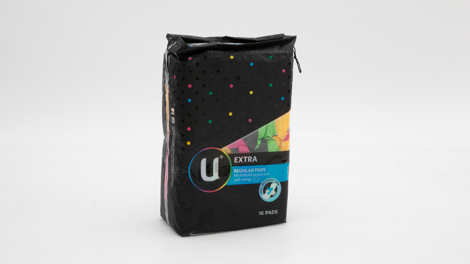 U by Kotex Extra Regular Pads with wings carousel image