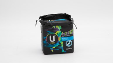 U by Kotex Sport Ultrathins Regular with wings