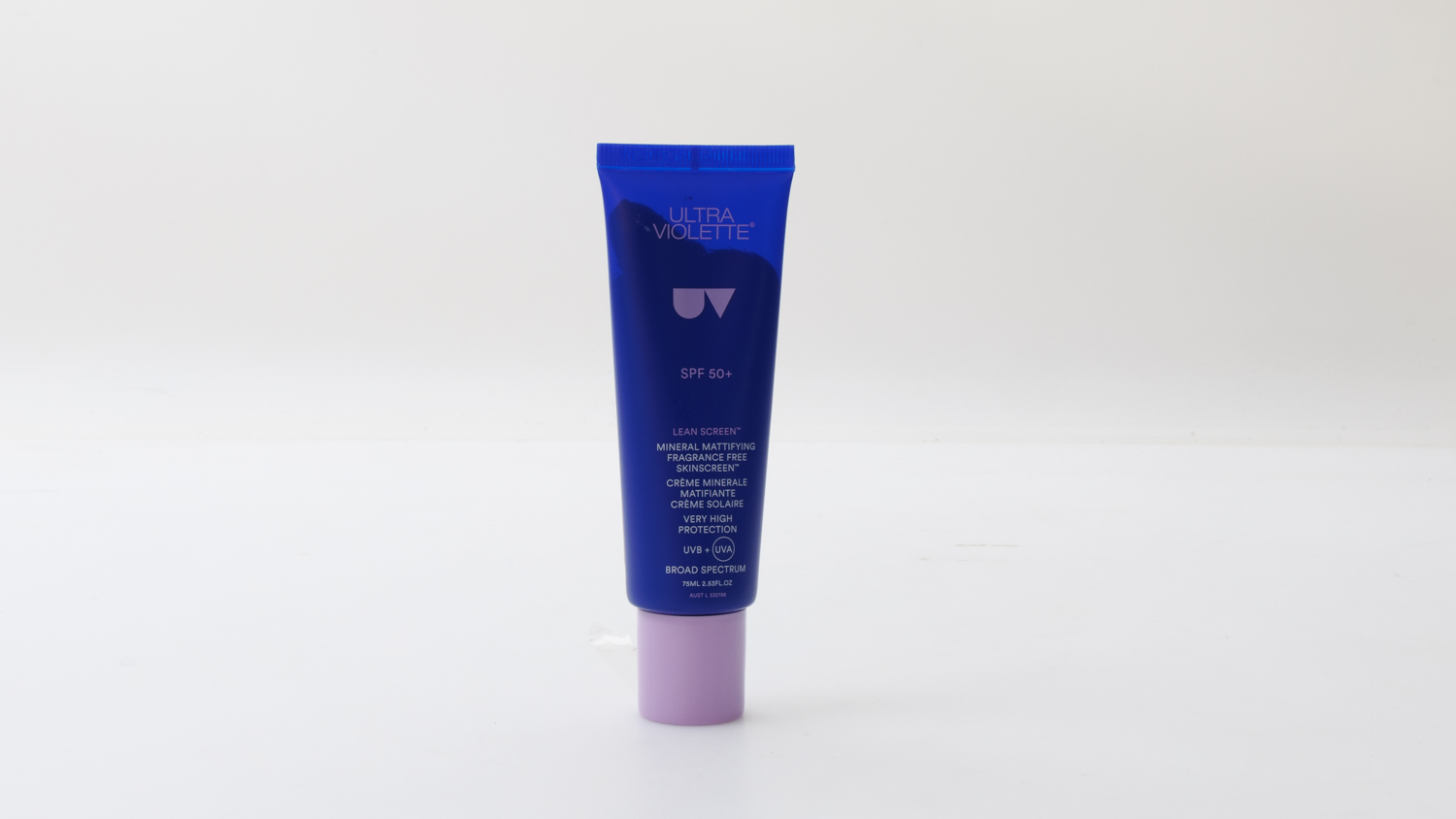 Ultra Violette Lean Screen SPF 50+ Mattifying Zinc Skinscreen 75ml