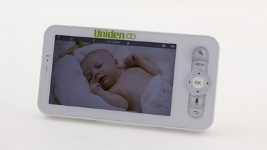 Uniden BW6101R 2K Super HD 5” Smart Baby Monitor With Clamp and Smartphone Access
