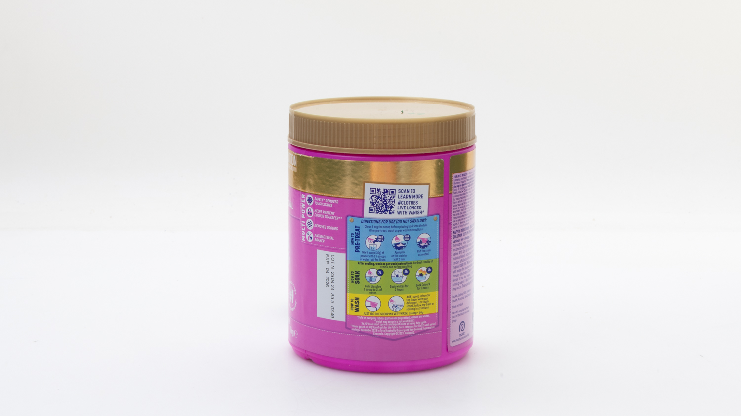 Vanish NapiSan Oxi Action Gold Brilliant Colours Stain Remover