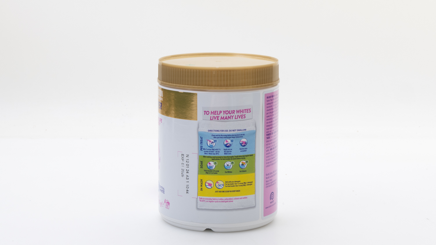 Vanish NapiSan Oxi Action Gold Multi Power Crystal White Laundry Booster