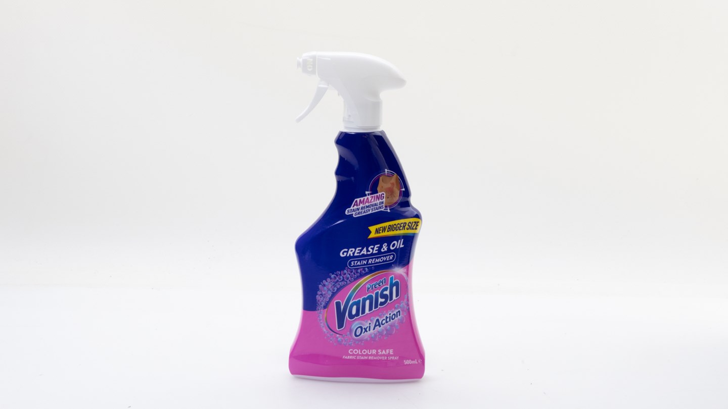 Vanish Preen Oxi Action Gold For Whites Review Stain remover CHOICE