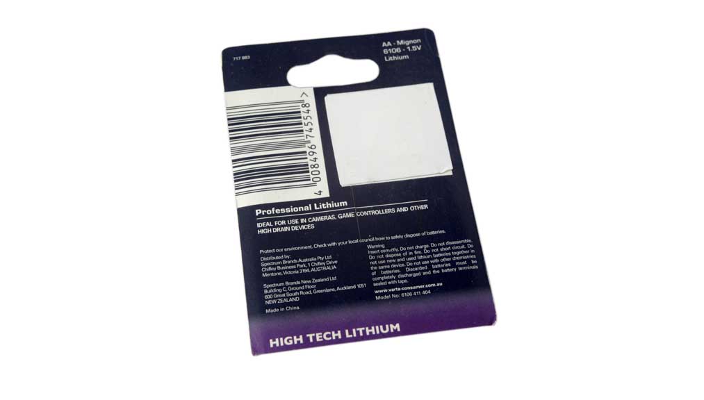 Varta Professional Lithium