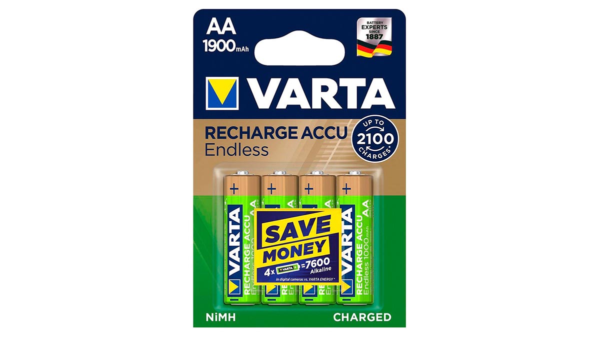 Varta Recharge Accu Endless Energy 1900 AA Review | Rechargeable ...