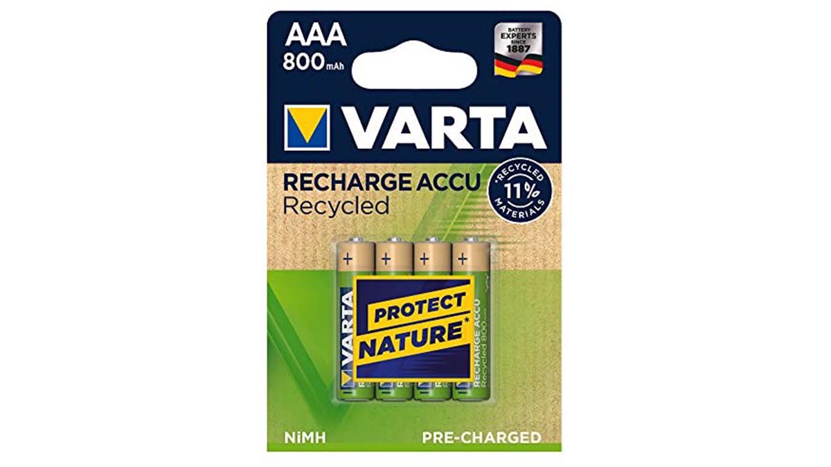 Varta Recharge Accu Recycled 800 AAA carousel image