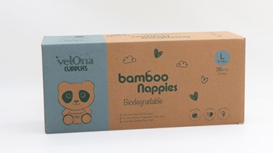 Velona Cuddlies Bamboo Nappies Size L