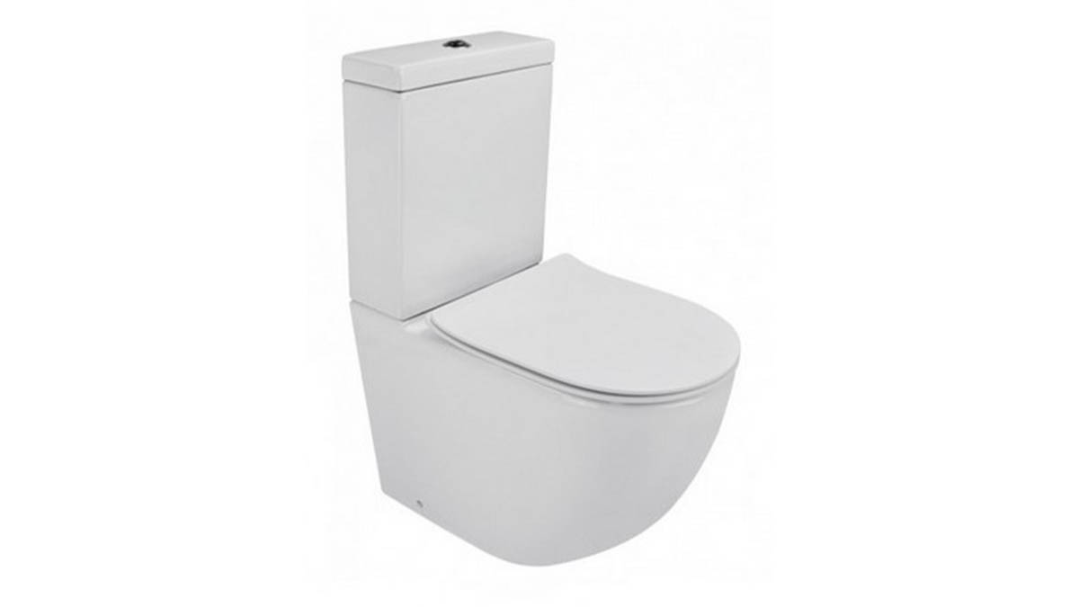 Verotti Xpace Rimless Slim Seat Back to Wall Toilet Suite