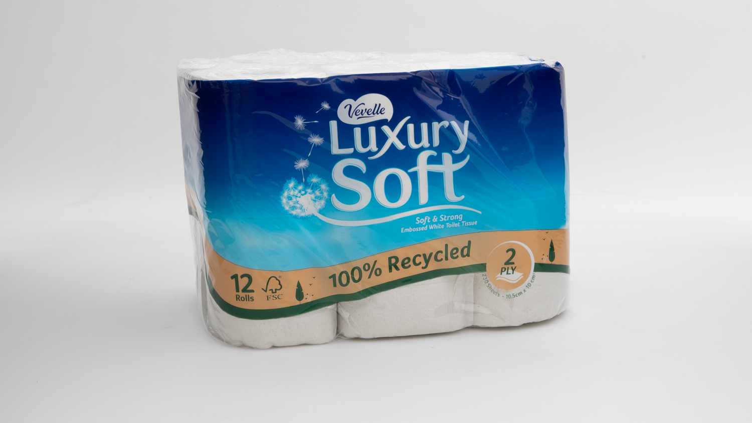 Vevelle Luxury Soft 100 Recycled Toilet Tissue 2 Ply Review Toilet