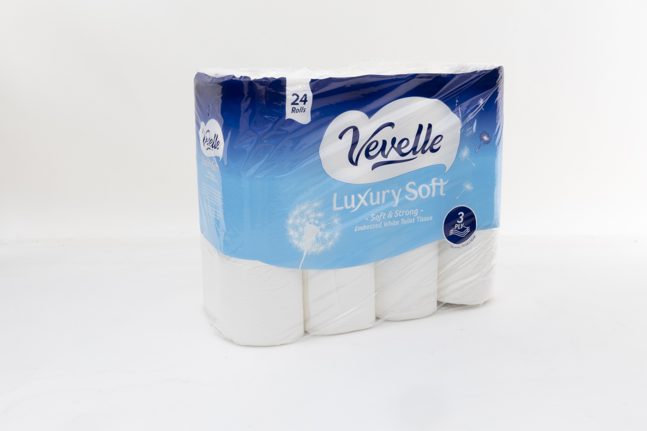 Vevelle Luxury Soft Toilet Tissue Soft & Strong 3 ply carousel image