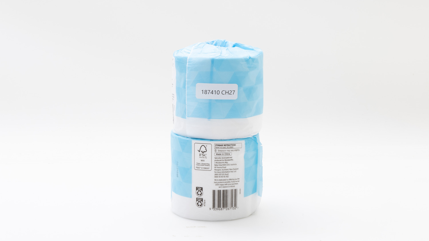 Vevelle White Toilet Tissue 1 ply