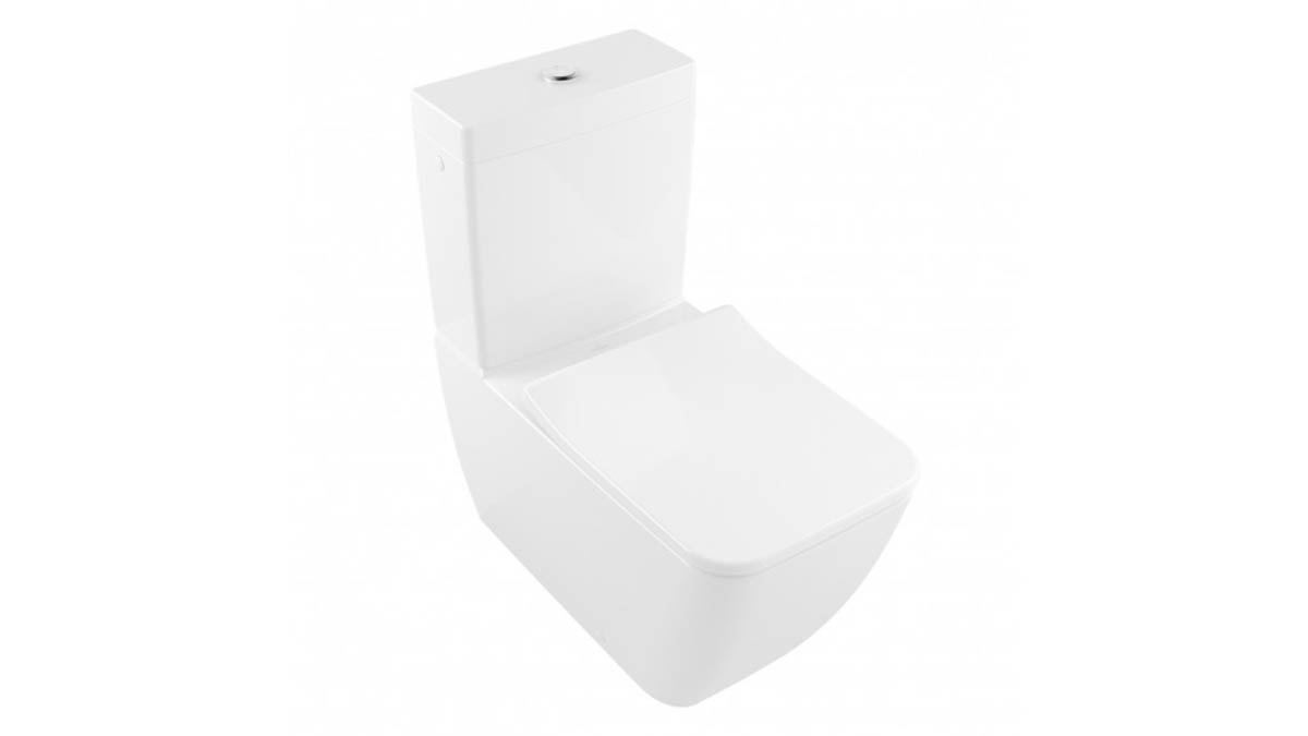 Villeroy & Boch Venticello DirectFlush Back to Wall Toilet with Slim Seat - S Trap