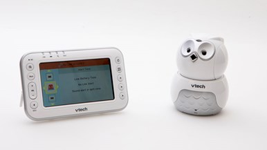 VTech Pan u0026 Tilt Full Colour Video and Audio Monitor Baby Monitor (BM4500-OWL)