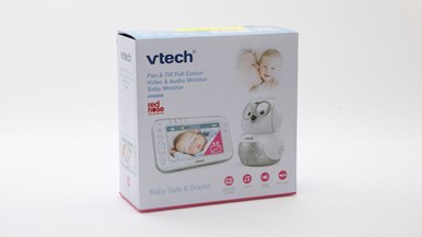 VTech Pan u0026 Tilt Full Colour Video and Audio Monitor Baby Monitor (BM4500-OWL)