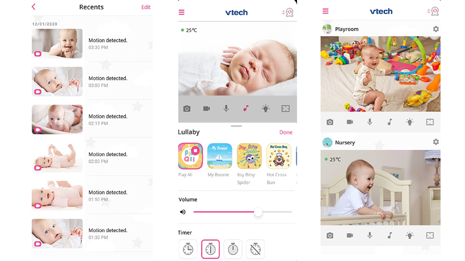 VTech RM7764HD 7" Smart Wi-Fi 1080p HD Pan & Tilt MyVTech Baby HD (app mode)