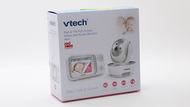 VTech Safe u0026 Sound Pan u0026 Tilt Full Colour Video and Audio Monitor BM4500