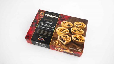 Walkers Luxury Miniature Gin Infused Fruit Tarts