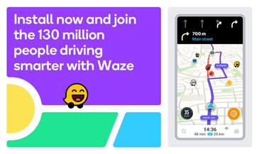 Waze Navigation u0026 Live Traffic for android