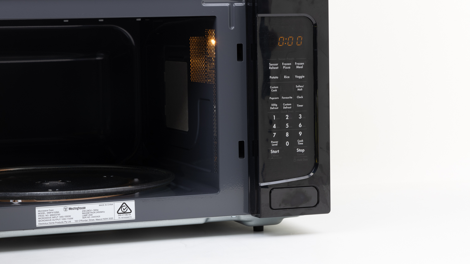 Westinghouse 40L Benchtop Black Microwave WMF4102BA Review Microwave