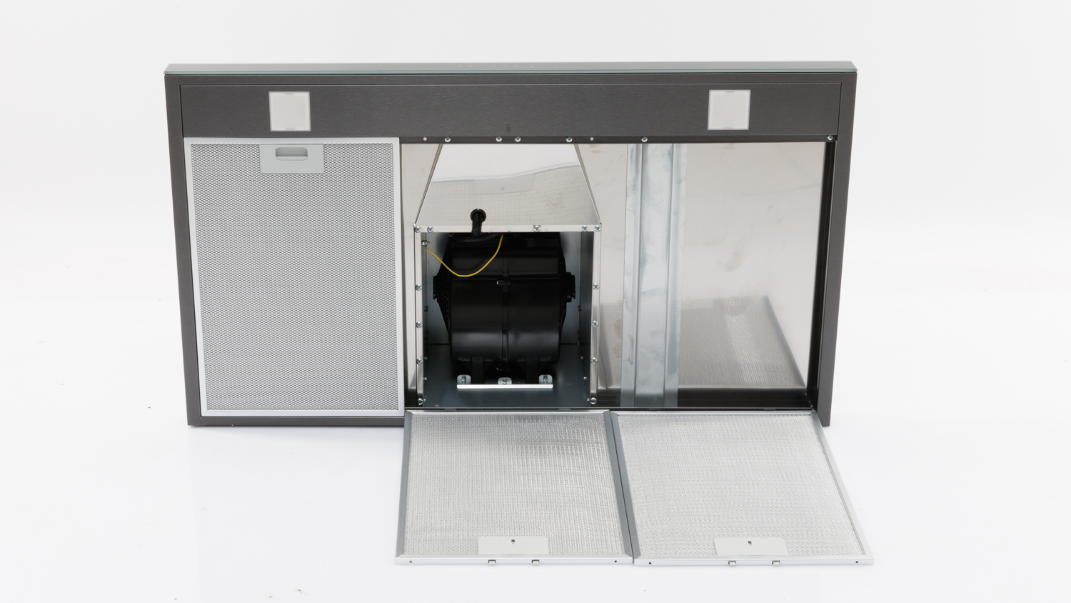 Westinghouse 90cm Canopy rangehood, dark stainless steel (WRC924DSD)