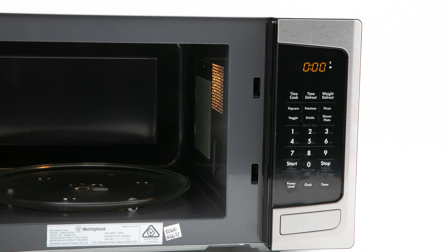 Westinghouse WMF2302SA Review Microwave CHOICE