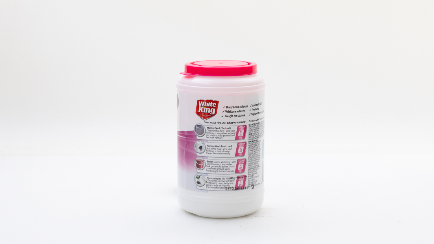 White King Fabric Stain Remover Oxy Powder