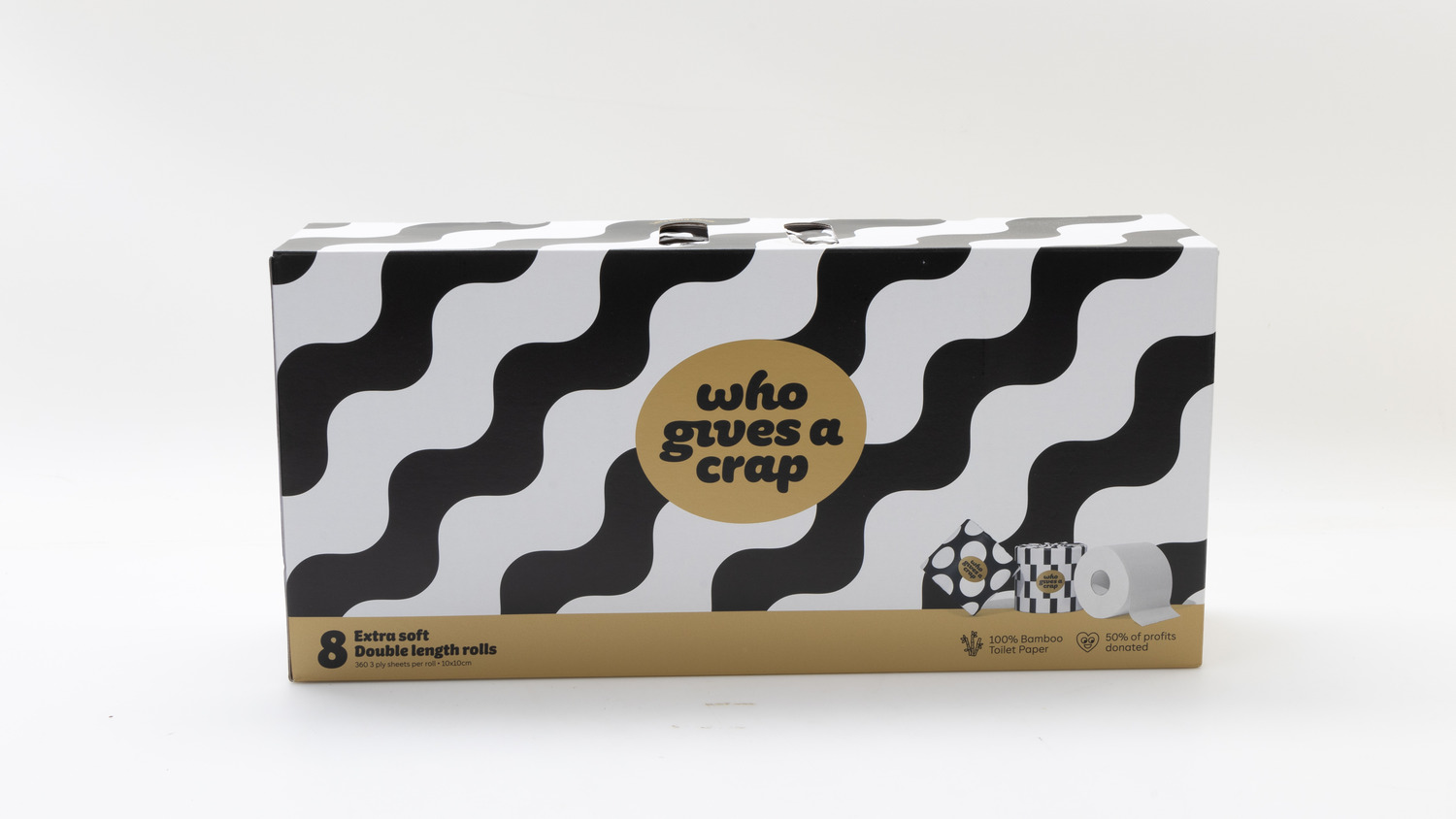 Who Gives A Crap 100% Bamboo Extra Soft Double Length rolls