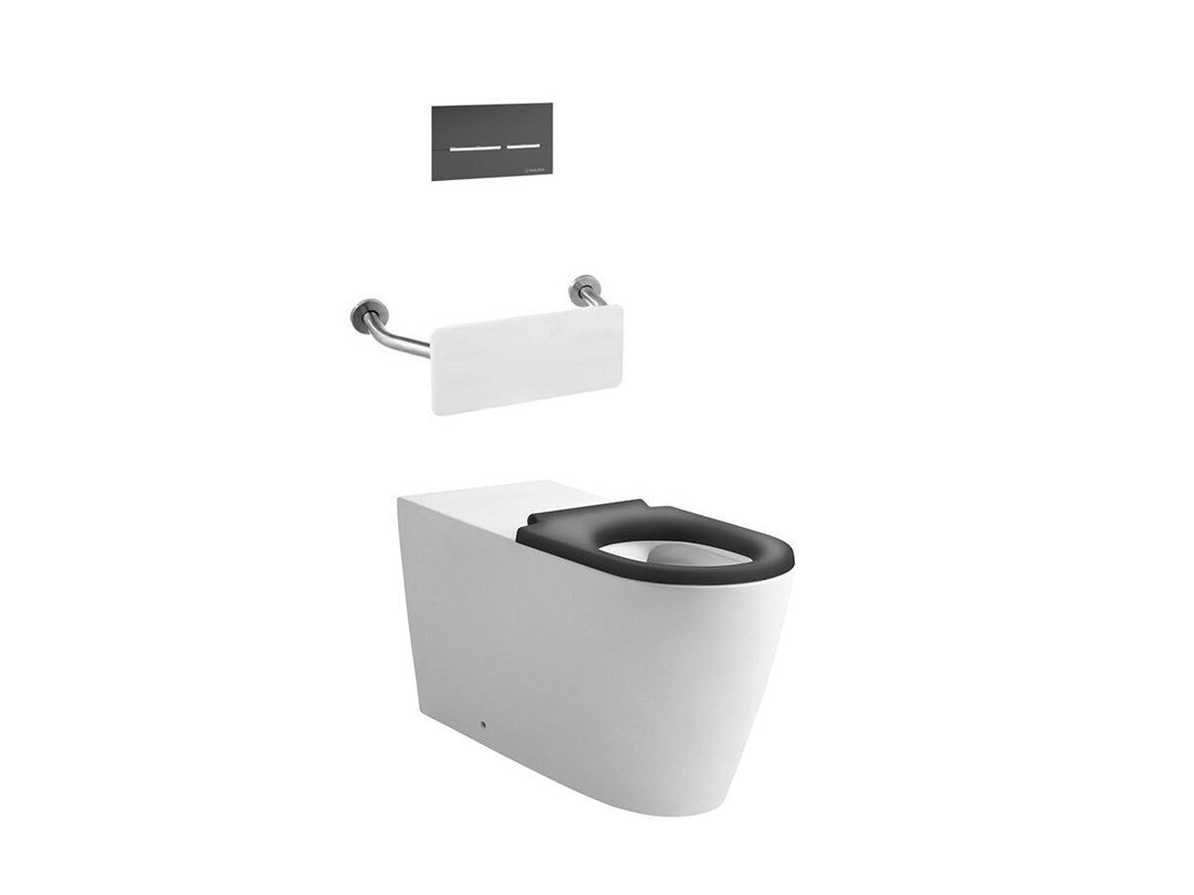 Roca InWash Inspira Rimless Close Coupled Back To Wall Toilet Suite