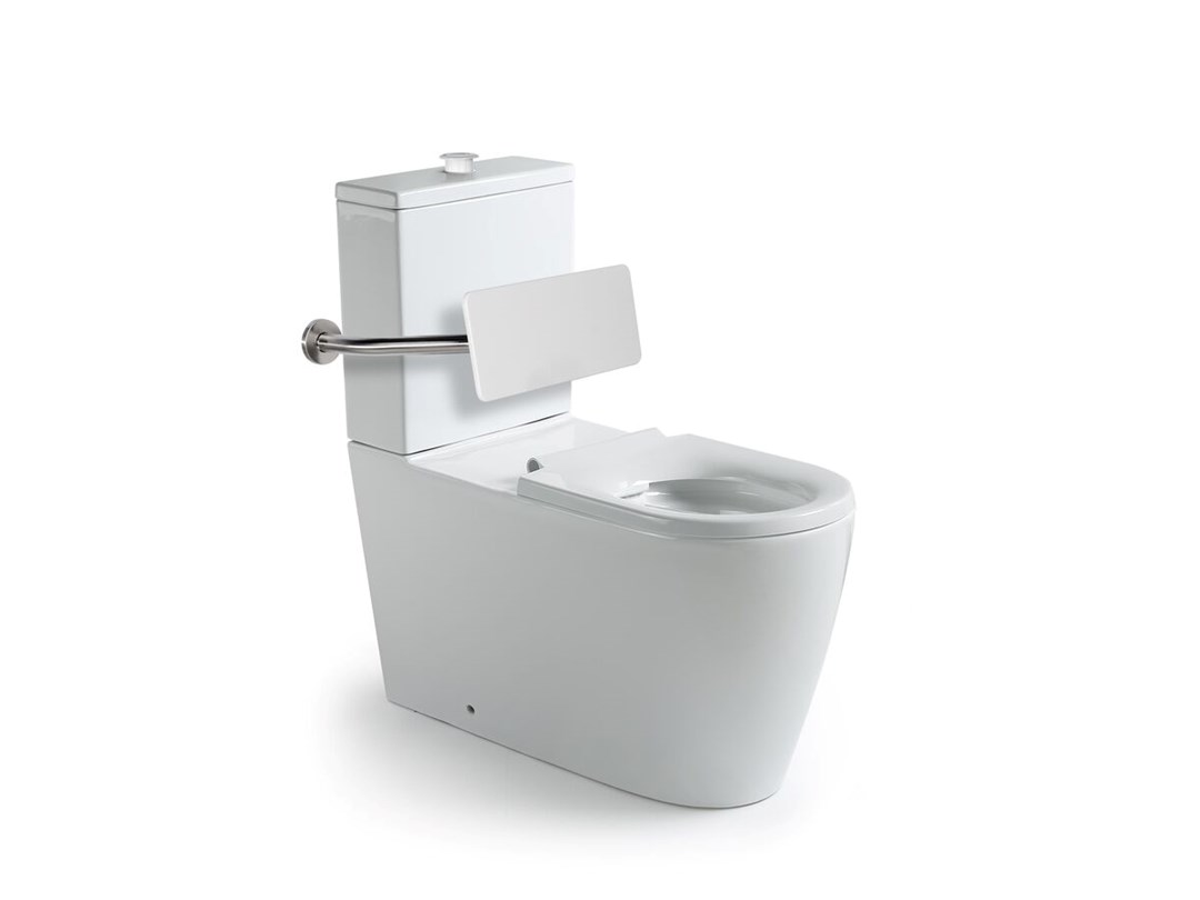 Kado Lux Close Coupled Back To Wall Rimless Overheight Bottom Inlet Toilet Suite with Soft Close