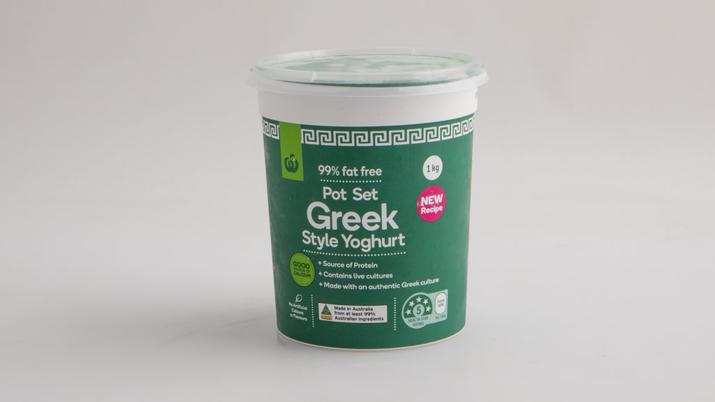 Woolworths 99% Fat Free Pot Set Greek Style Yoghurt carousel image