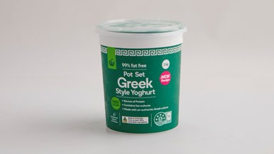 Woolworths 99% Fat Free Pot Set Greek Style Yoghurt