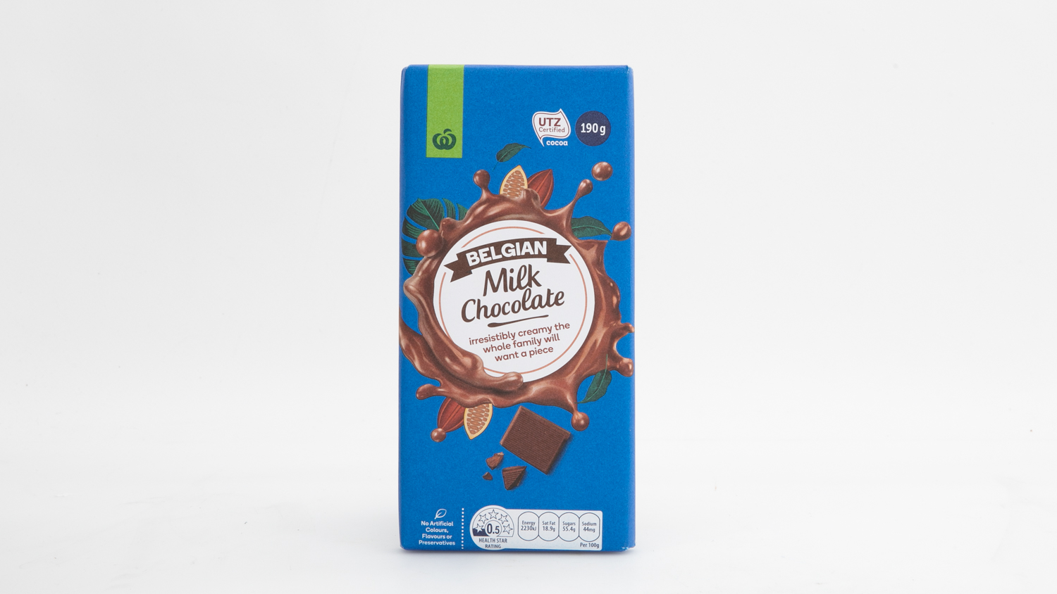 Woolworths Belgian Milk Chocolate carousel image