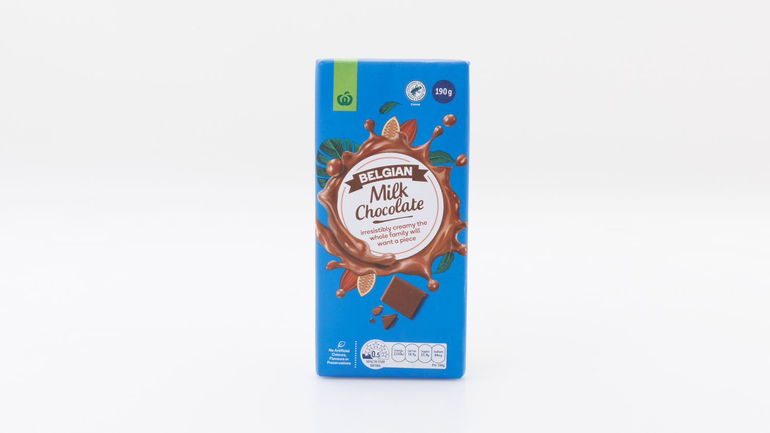 Woolworths Belgian Milk Chocolate