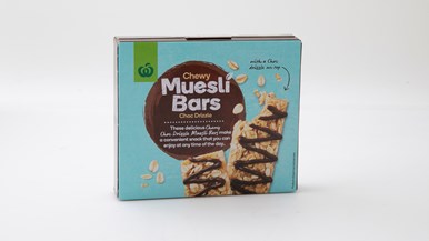 Woolworths Chewy Muesli Bars Choc Drizzle