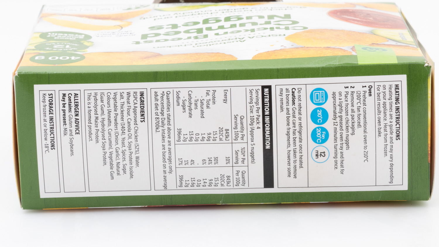 Woolworths Chicken Breast Crumbed Nuggets