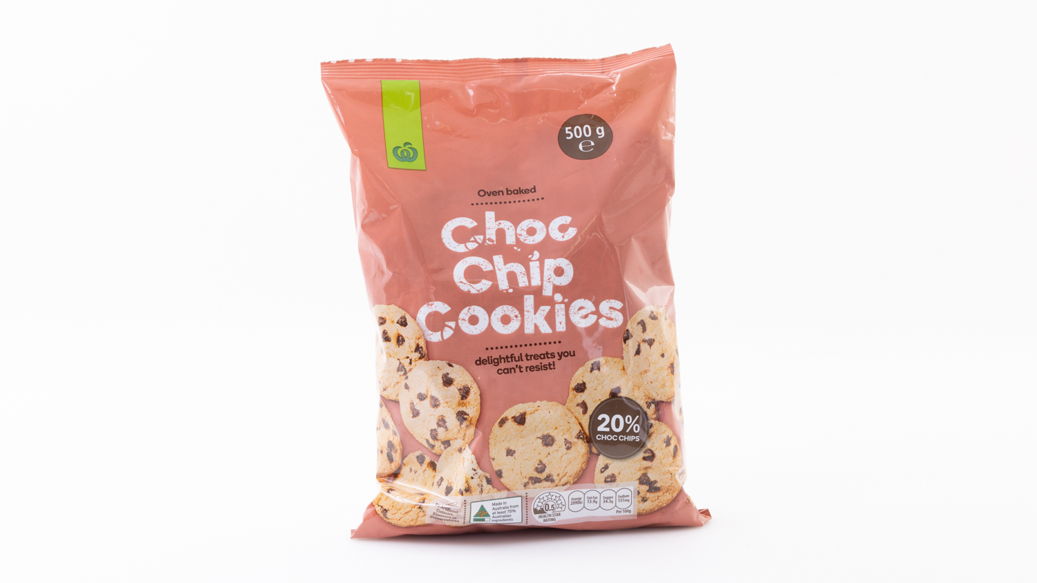 Woolworths Choc Chip Cookies 20%