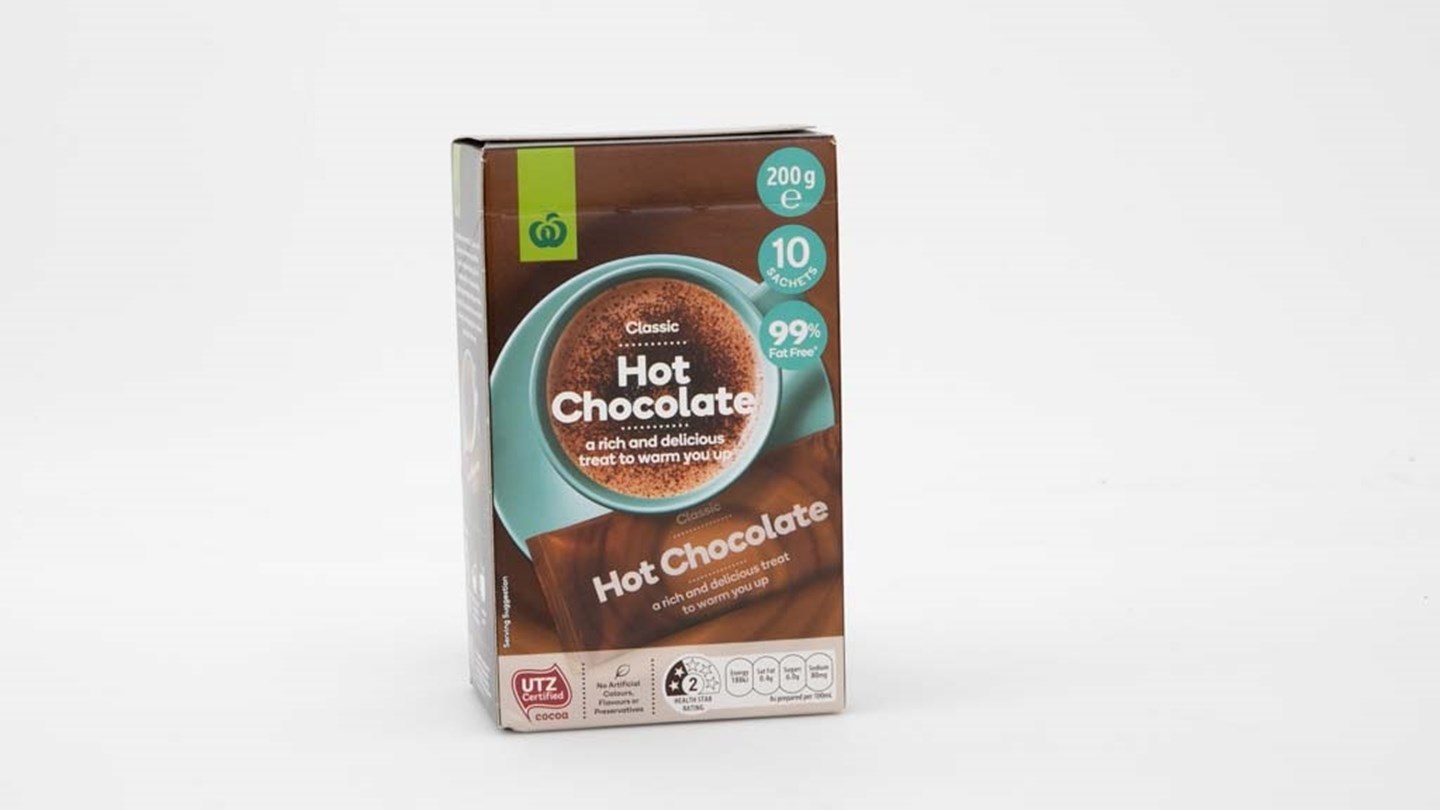Coles Hot Chocolate (sachets) Review Hot chocolate CHOICE