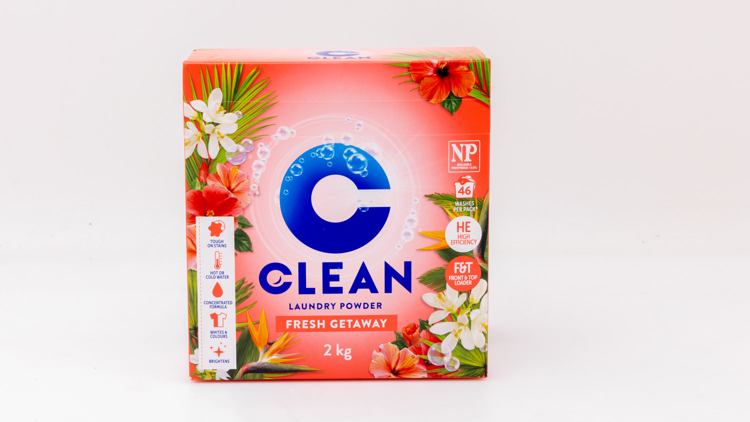 Woolworths Clean Laundry Powder Fresh Getaway Front Loader