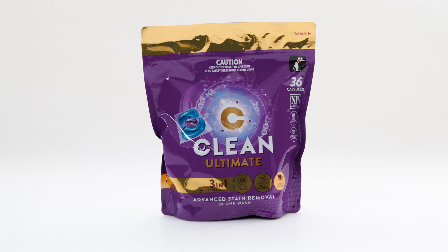 Woolworths Clean Ultimate 3 in 1 Laundry Capsules Front Loader